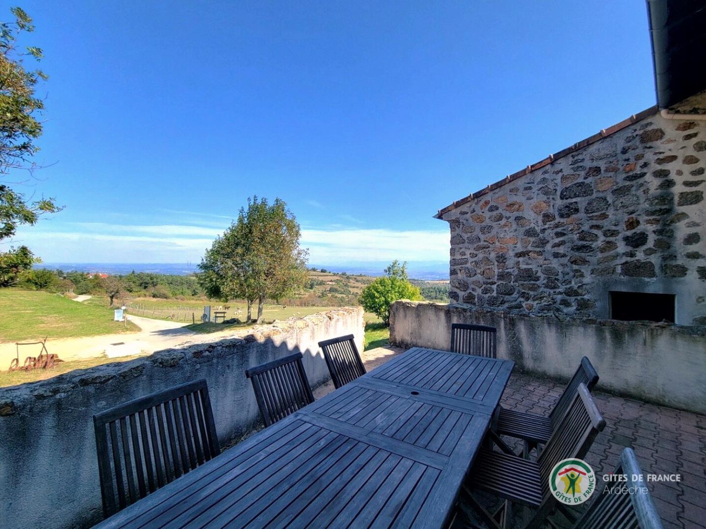 Terrasse du gîte