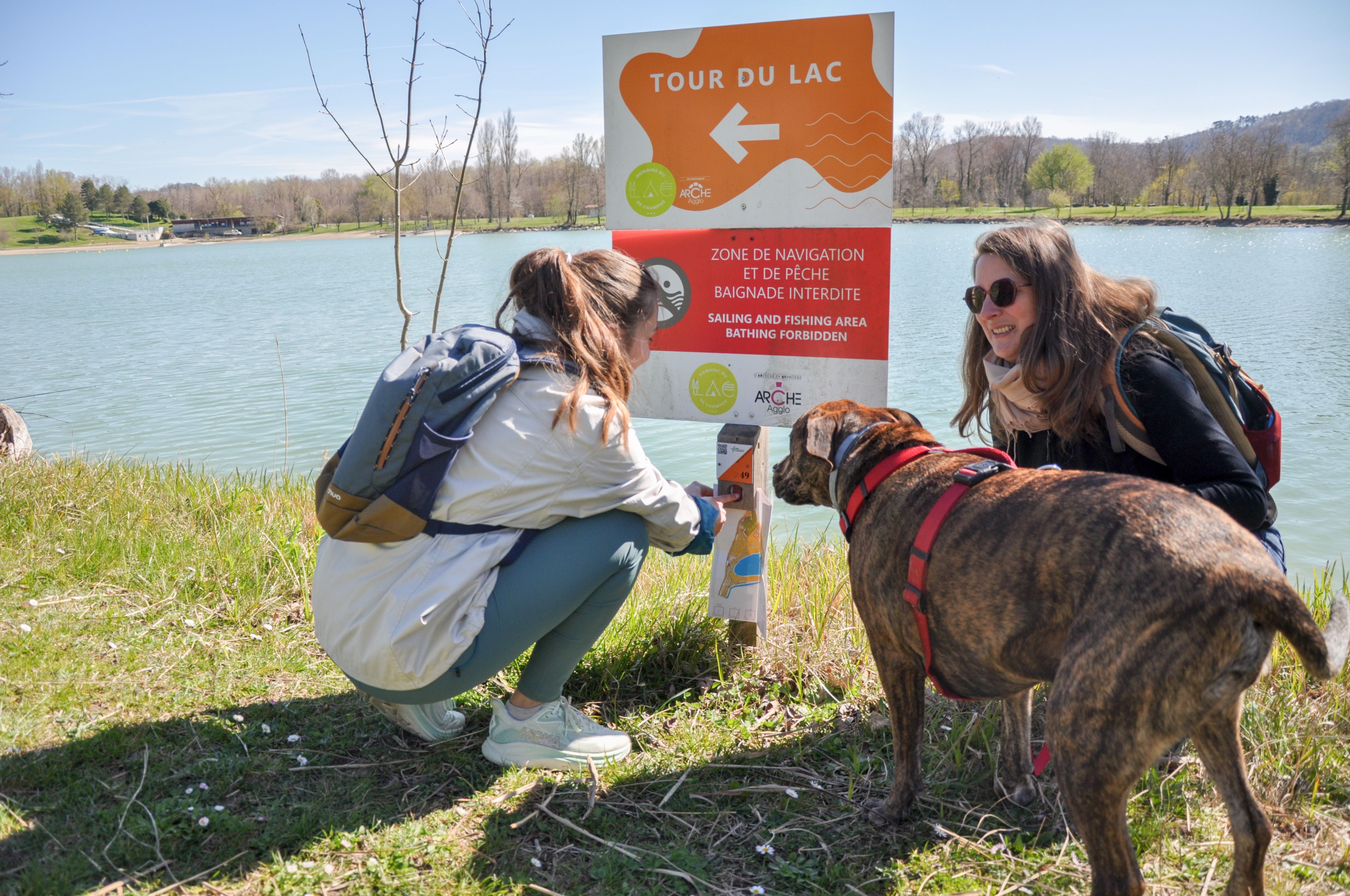 Parcours course d'orientation et Patrimoine du domaine du Lac de Champos_Saint-Donat-sur-l'Herbasse