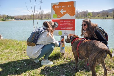 Parcours course d'orientation et Patrimoine du domaine du Lac de Champos_Saint-Donat-sur-l'Herbasse