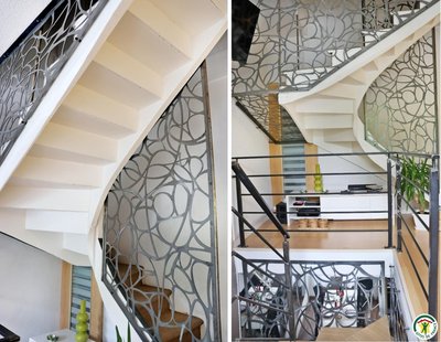 Escaliers et garde corps métalliques