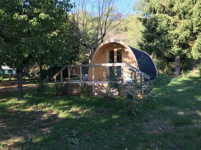 Les Pod du camping les Berges du Doux