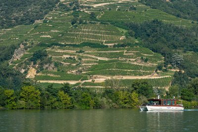 Croisière des trois Châteaux vers Valence avec Les Canotiers_Tournon-sur-Rhône