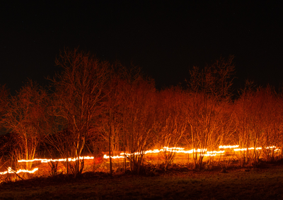 Descente aux Flambeaux dans les vignes de Mauves_Mauves