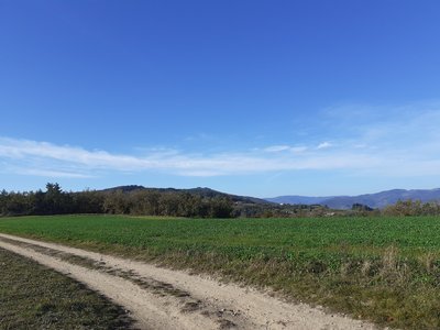 Point de vue sur la voie du doux en crête