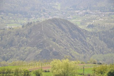 Vue du rocher de la Pierre qui vire