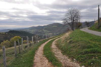 Point de vue sur la vallée de la Daronne