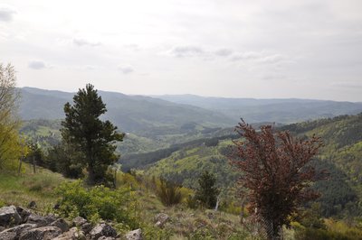 Point de vue de Saint Jeure d'Andaure