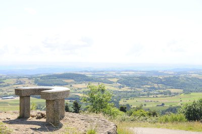 Vue de la table d'orientation