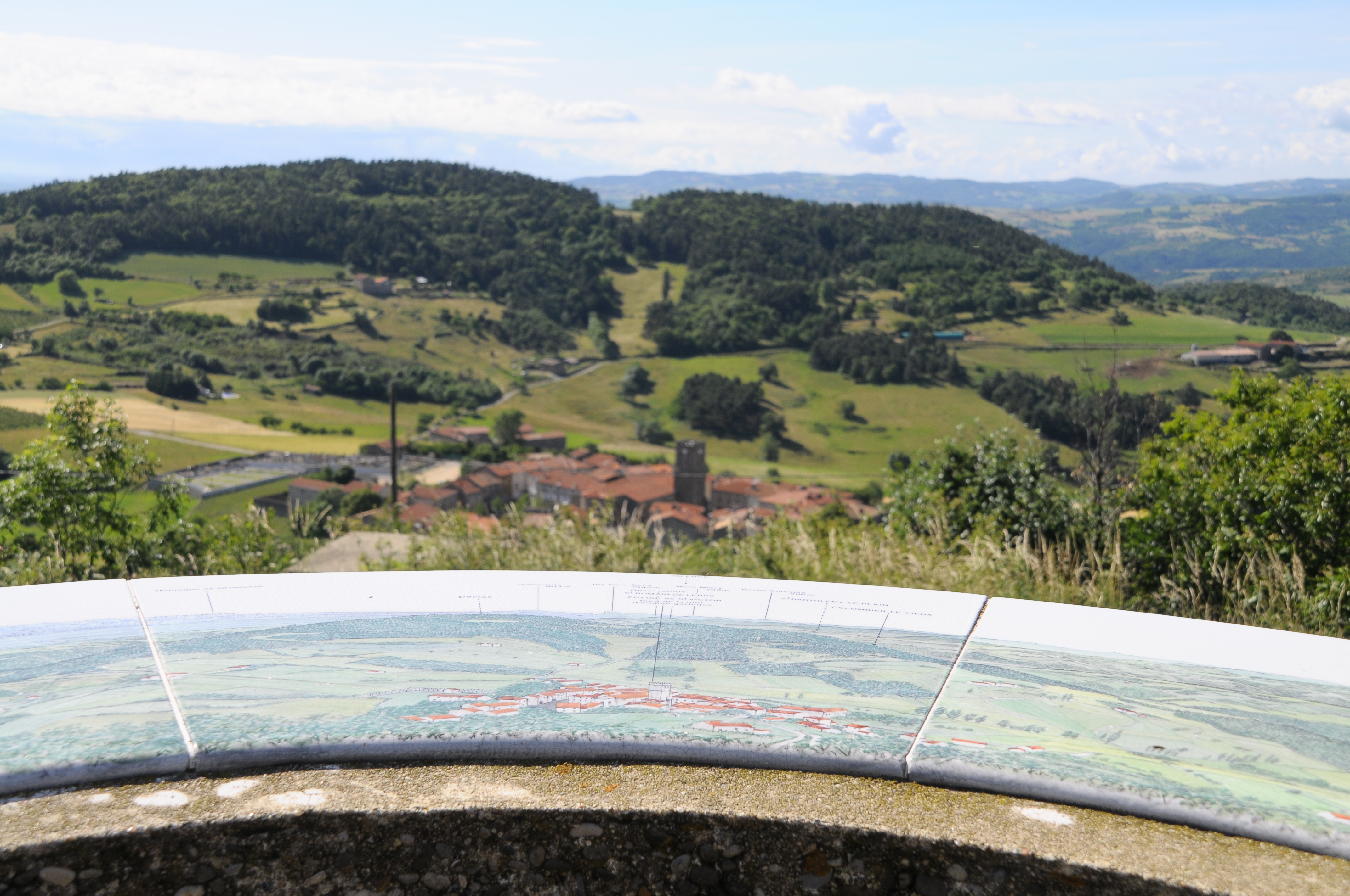 Table d'orientation de Saint Victor