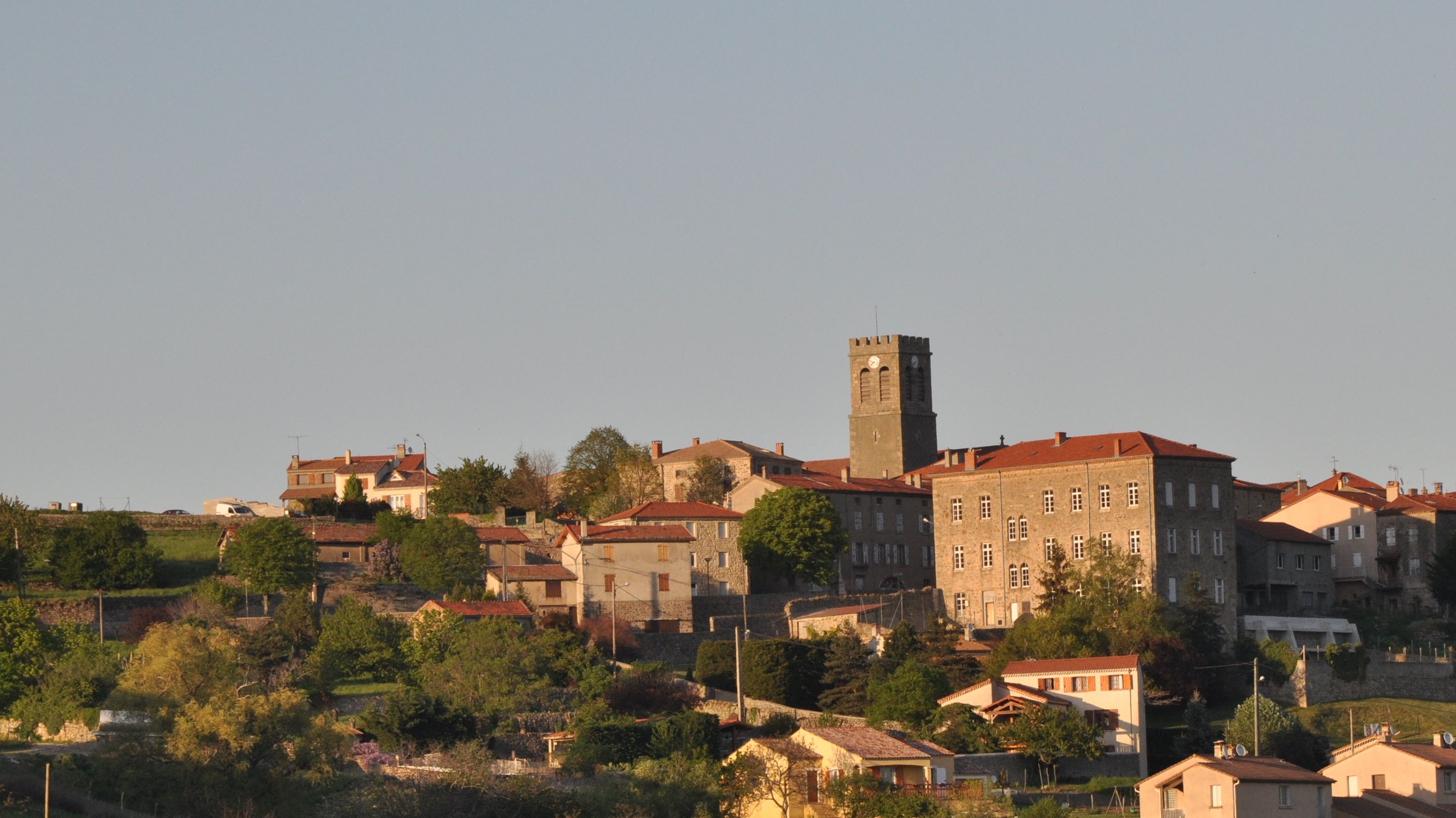 Vue d'ensemble du village