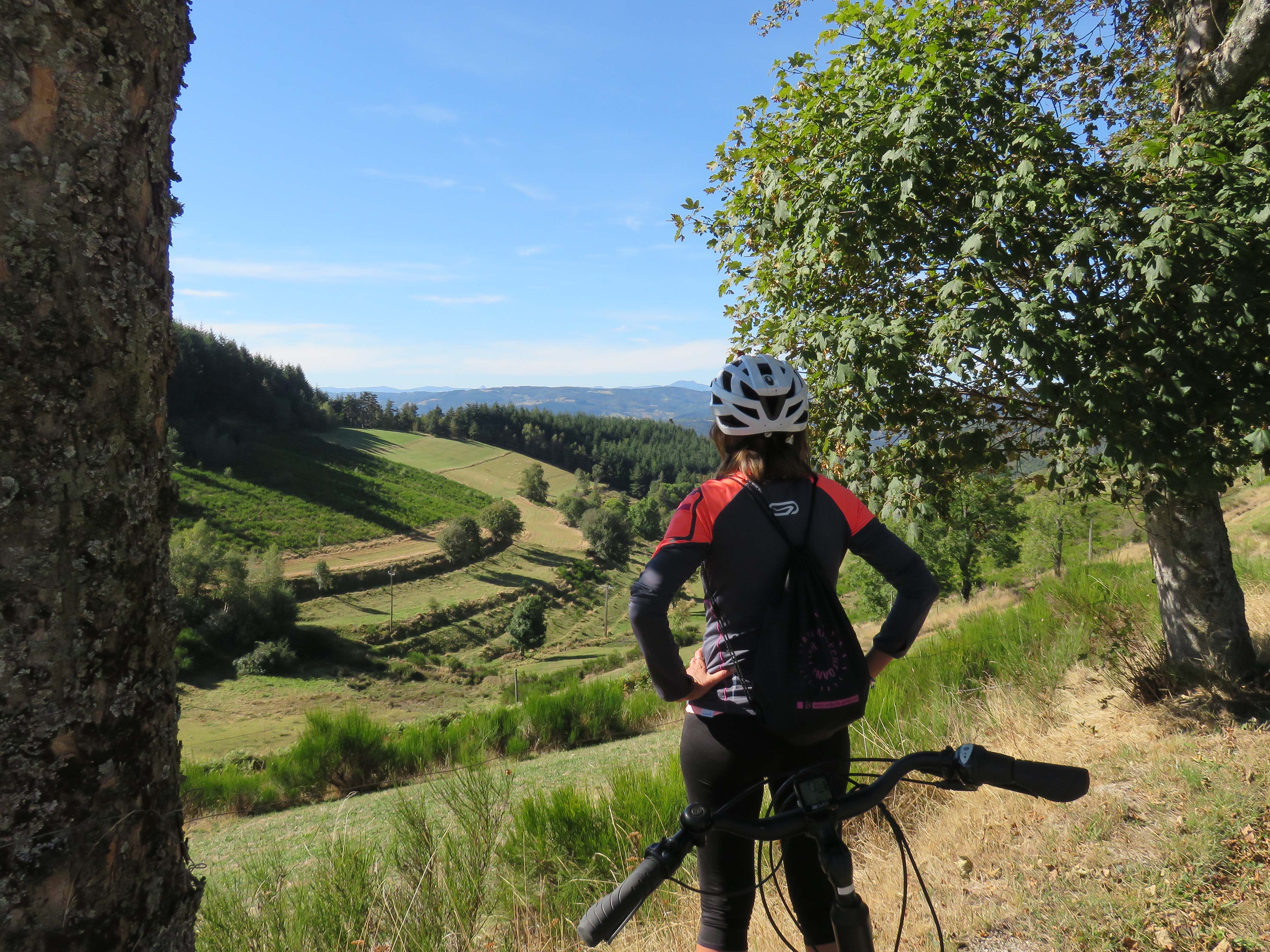 Panorama avant d'arriver sur Lalouvesc