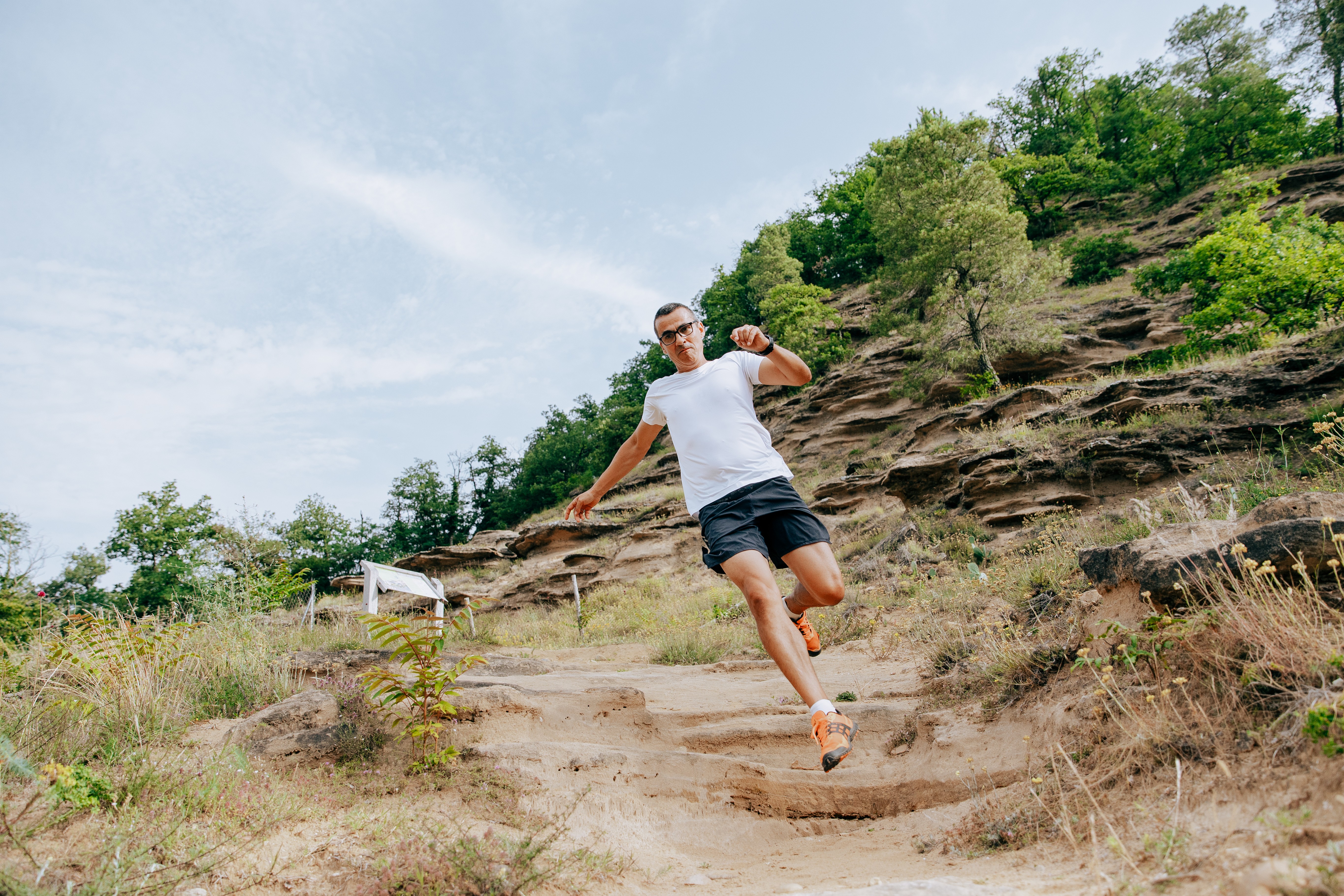 trail dans le bois de sizay